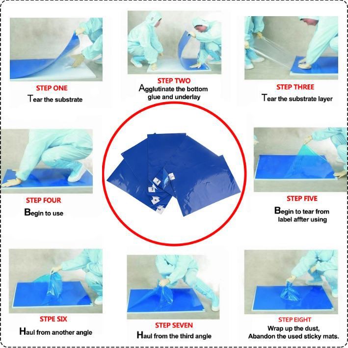 Peelable Walk Off Sticky Mats