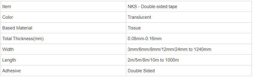 Double Sided Tissue Tape