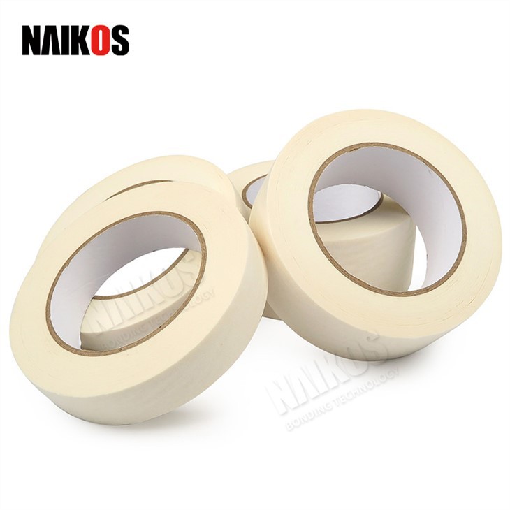 Crepe Paper Masking Roll Coloured Adhesive Tape For Car Paint