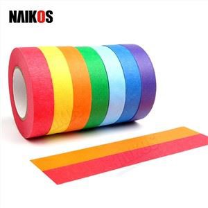 Low Tack Colored Crepe Paper Painters Masking Tape