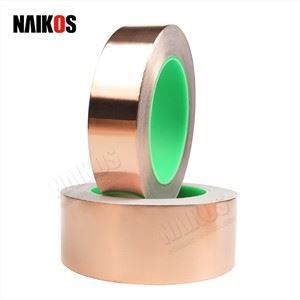 Self-adhesive Conductive Copper Foil Tape For Stained Glass Soldering EMI Shielding Slug Snail Barrier