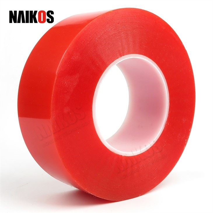 Wholesale Super Thin Clear Double Sided PET Tape Which Red Release Film