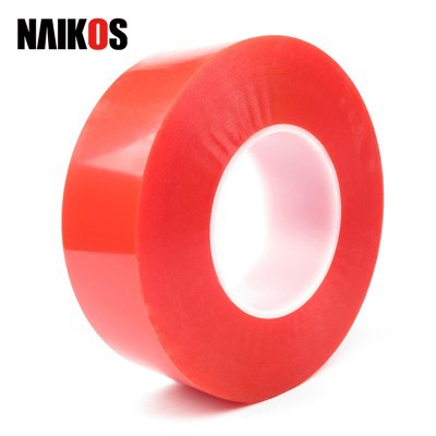 Clear Heavy Duty Strong Adhesive Red PET Tape